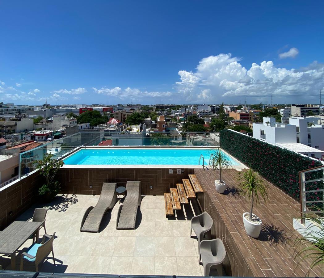 Studios With Roofpool In Vanessa 24 신데 델 카르멘 외부 사진